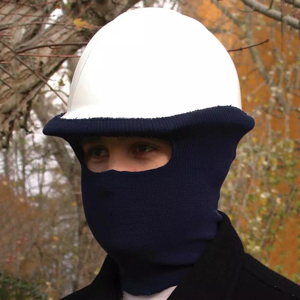 ERB 9000F Knitted Winter Liner for Safety Caps and Hard Hats, Black