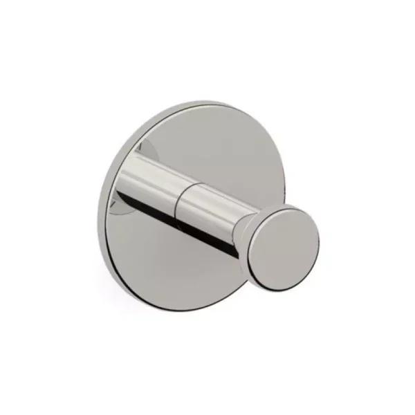 Nameeks Boutique Hotel Satin Nickel Brass Single Bathroom Robe and Towel Hook