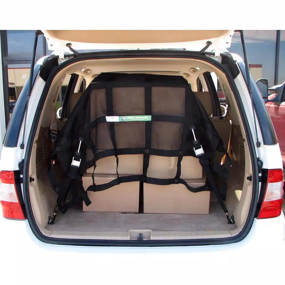 GLADIATOR Cargo Nets Gladiator Heavy-Duty Cargo Net, 4.75 ft. x 5.25 ft., Load Certified with 4 Straps and Storage Bag