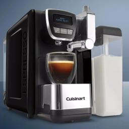 Cuisinart Espresso Defined 19-Bar Espresso, Cappuccino and Latte Machine, Black thumbnail 3