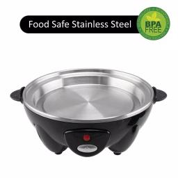 Brentwood 7-Egg Black Electric Egg Cooker with Auto Shutoff, Poaching Tray & Omelet Maker thumbnail 4