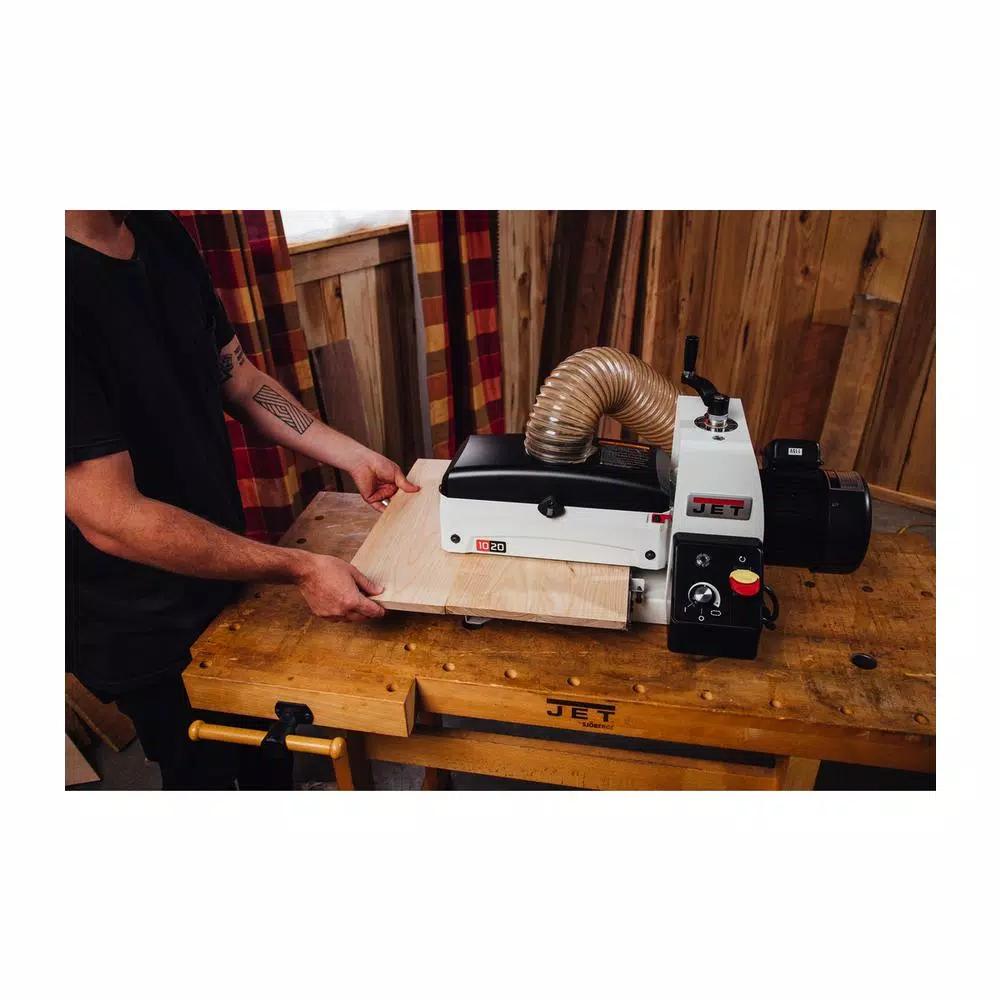 Jet JWDS-1020 115V Benchtop Drum Sander, 10 in. x 20 in. Capacity