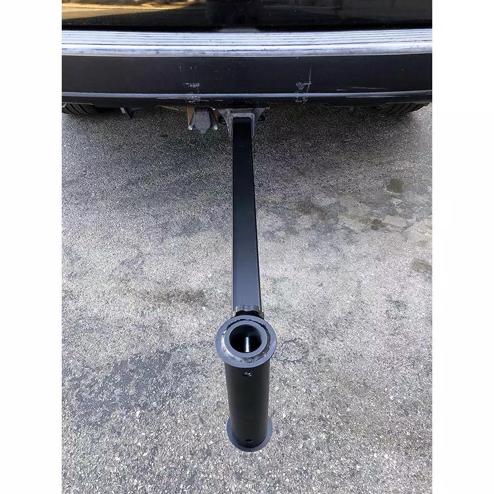 MaxxHaul Heavy-Duty Steel Hitch Mount Umbrella Holder, 2 in. Receiver, 500 lb Capacity