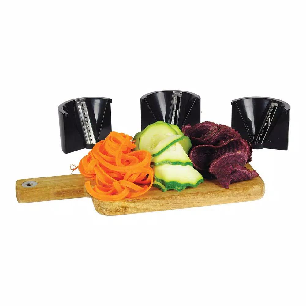Total Chef Electric Vegetable Spiralizer with 3 Interchangeable Blades