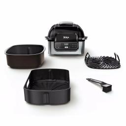 Ninja Foodi 5-in-1 Indoor Grill and 4 Qt. Air Fryer, Black Stainless Steel thumbnail 2