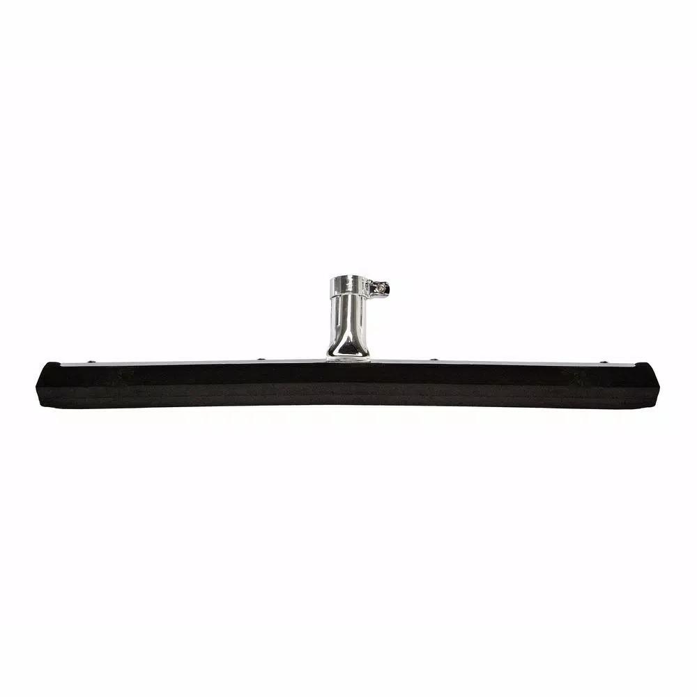 Alpine Industries 18 in. Dual Moss Rubber Professional Locking Floor Squeegee, Black