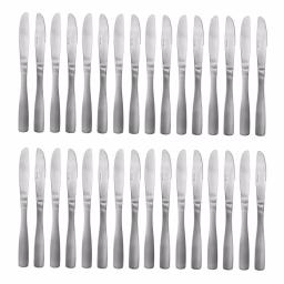Gibson Home Classic Profile 36-Piece Stainless Steel Dinner Knife Set, Silver thumbnail 1