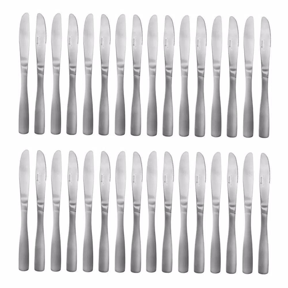Gibson Home Classic Profile 36-Piece Stainless Steel Dinner Knife Set, Silver