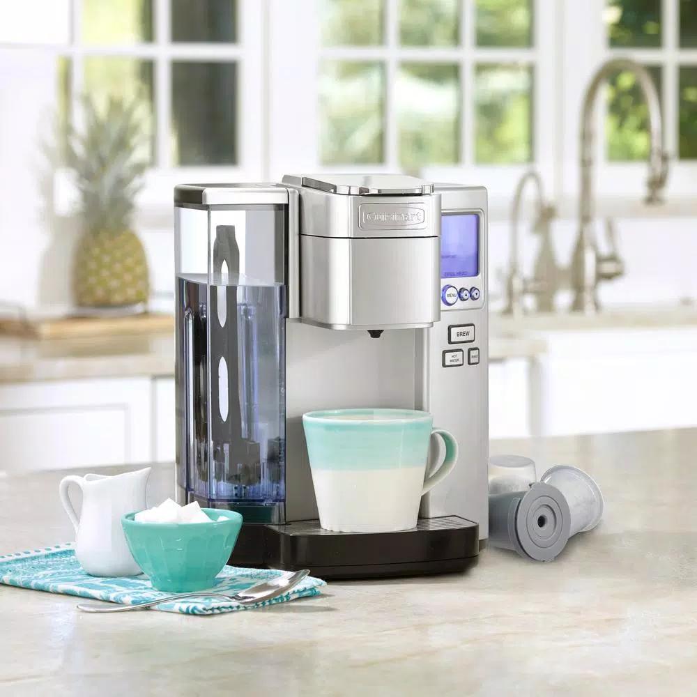 Cuisinart Premium Programmable Single Serve Coffee Maker, Silver