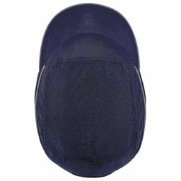 Skullerz 8955 Lightweight Navy Blue Vented Bump Cap with Short Brim thumbnail 2