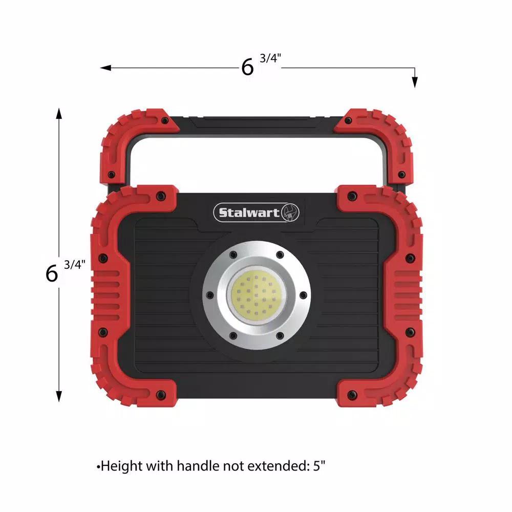 Stalwart 750 Lumens COB LED Work Light with Rotating Handle