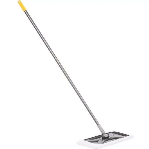 Quickie Professional Hardwood Floor Flat Mop with 48 in. Steel Handle and Terry Cloth Mitt