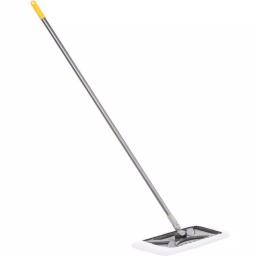 Quickie Professional Hardwood Floor Flat Mop with 48 in. Steel Handle and Terry Cloth Mitt thumbnail 1