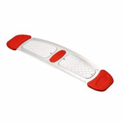 Rachael Ray Stainless Steel Multi-Grater with Red Silicone Handles thumbnail 2