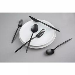 Cambridge Silversmiths Gaze Black Satin 20-Piece Flatware Set, Service for 4 thumbnail 4