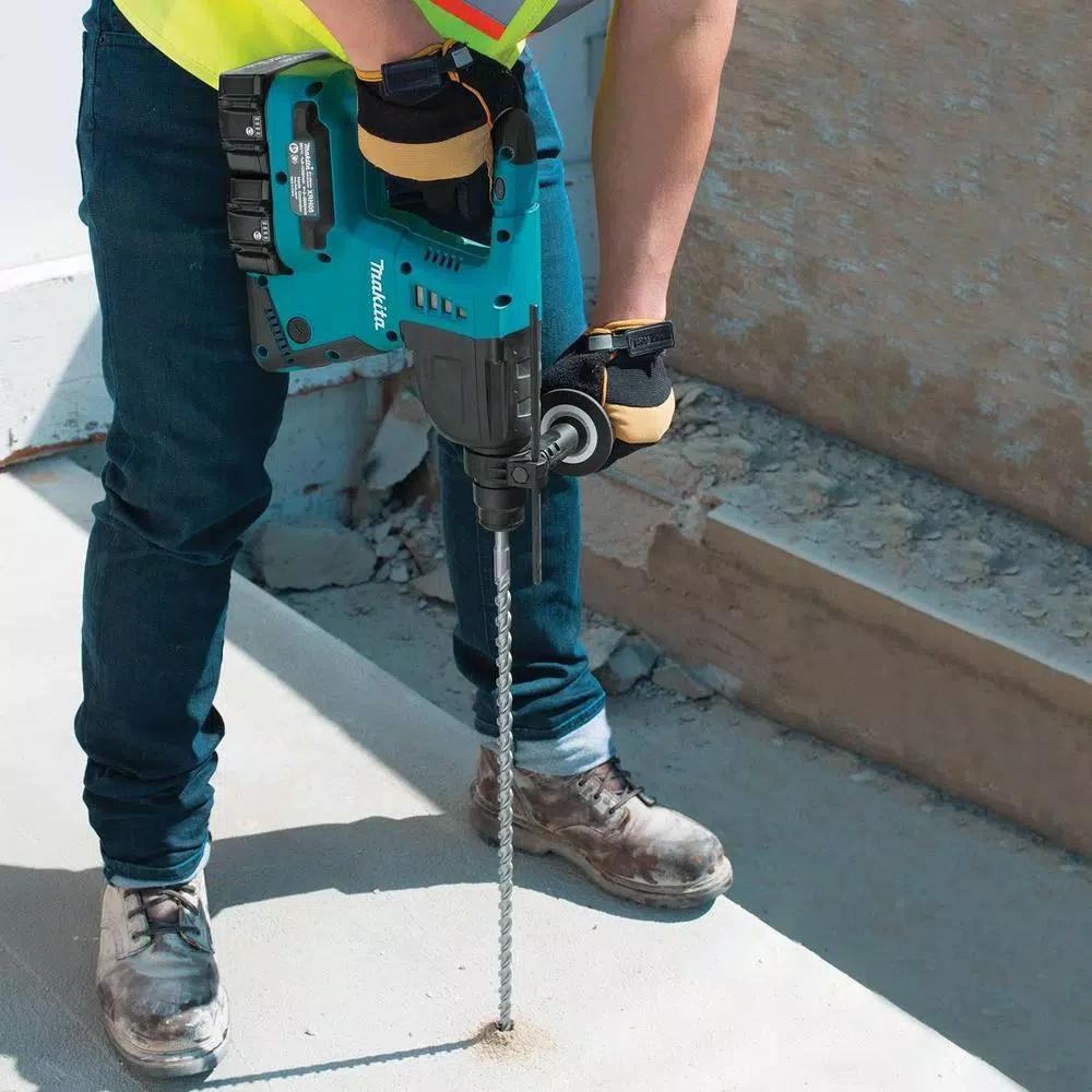 Makita 18V X2 LXT (36V) 1 in. SDS-Plus Rotary Hammer Kit with Bonus 18V LXT 1/2 in. Impact Wrench