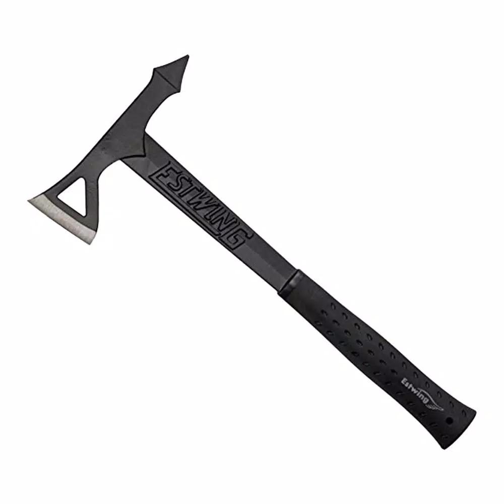 Estwing Black Eagle Tomahawk Axe, 1-Piece Forged American Steel, Black