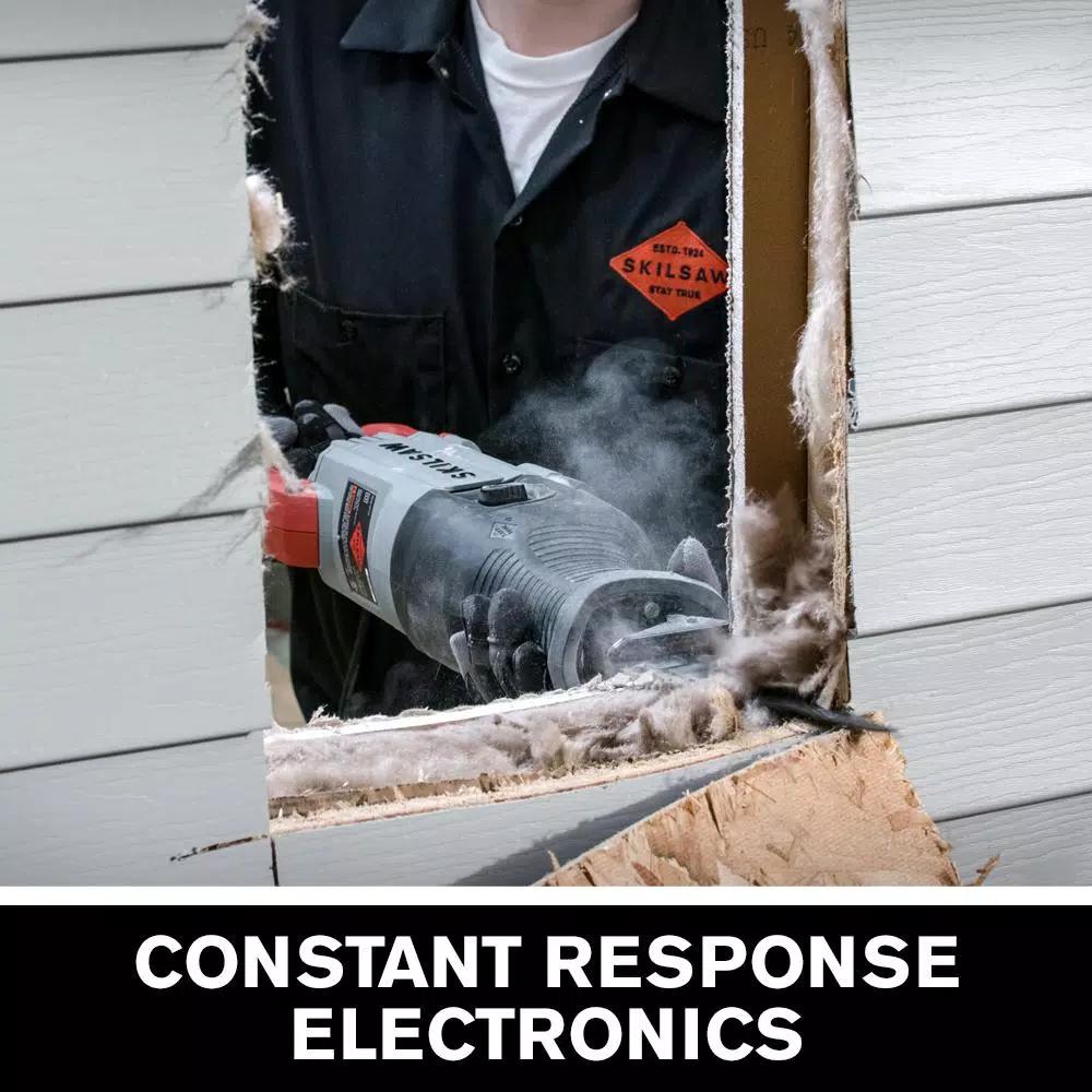 SKILSAW 15 Amp Heavy-Duty Corded Reciprocating Saw with Buzzkill Technology