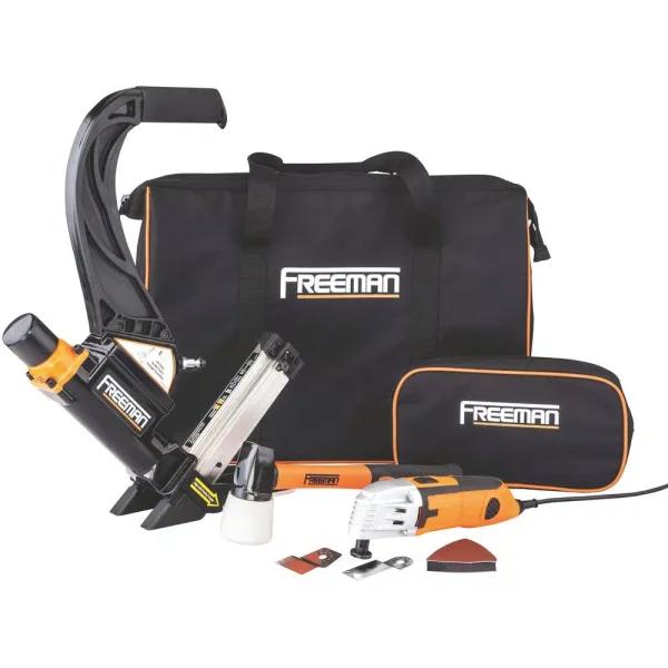 Freeman P50MTCK 2-in-1 Pneumatic Flooring Nailer & Oscillating Multi-Tool Combo Kit