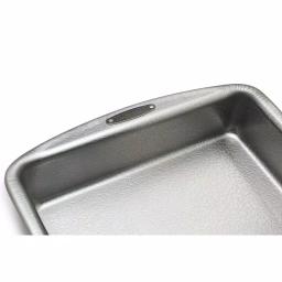 Doughmakers 10 x 15 in. Heavy Gauge Aluminum Jelly Roll Pan with Patented Pebble Pattern thumbnail 3