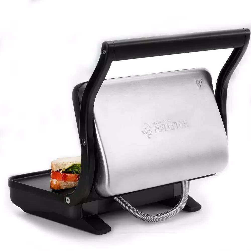 Holstein Housewares 70 sq. in. Stainless Steel Non-Stick Electric Griddle