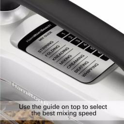 Hamilton Beach 7-Quart 7-Speed Stainless Steel Stand Mixer with 3 Attachments thumbnail 4