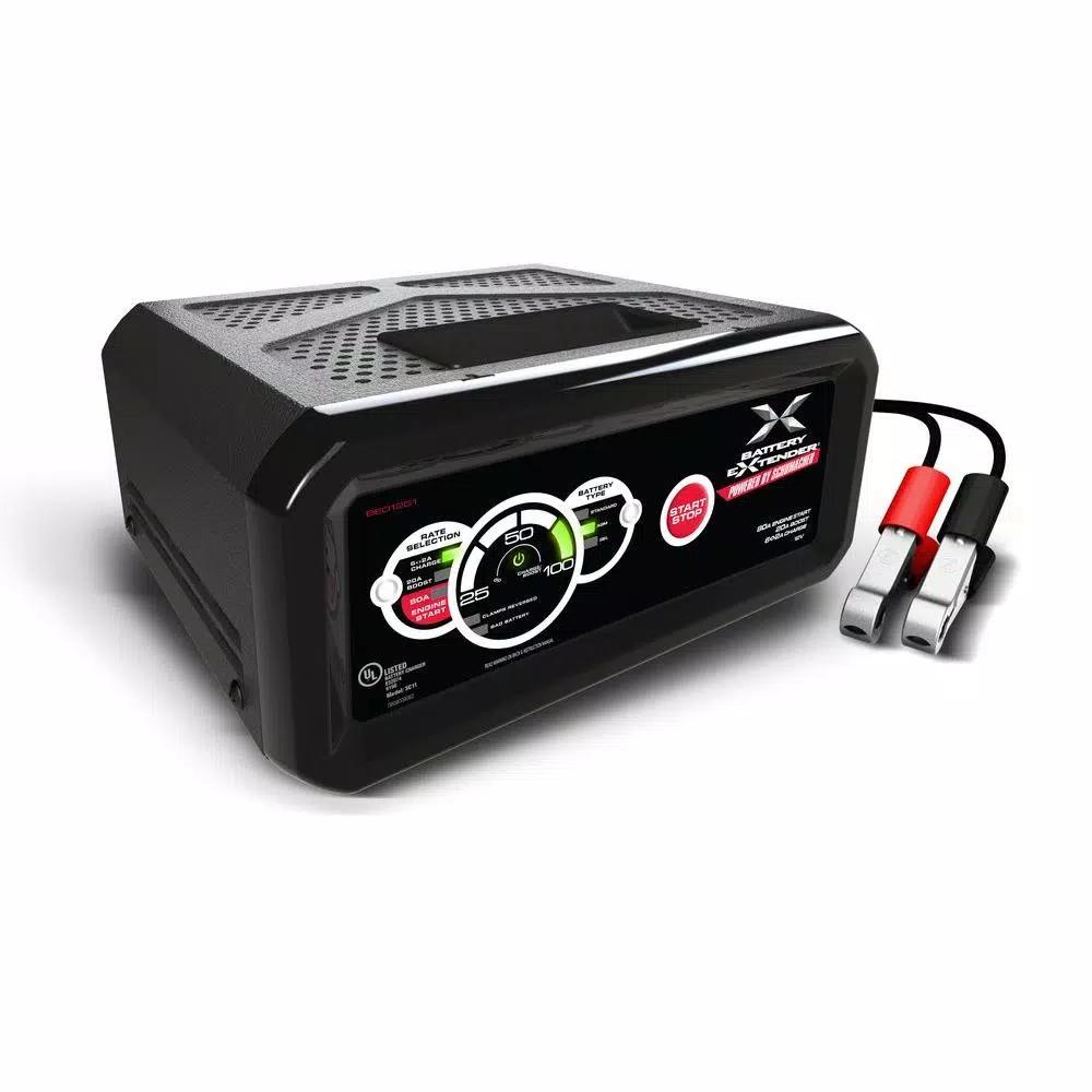 Schumacher 12V 80 Amp Engine Starter and 20 Amp Battery Charger/Maintainer, Automatic Multi-Stage