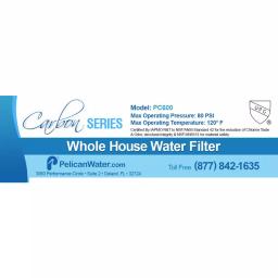 Pelican Water PC600 Carbon Replacement Media for Whole House Drinking Water Filter thumbnail 3