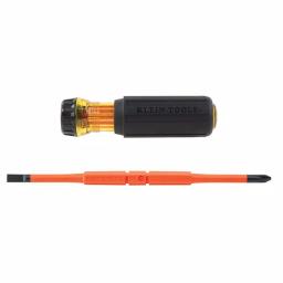 Klein Tools 1/4 in. Flip-Blade Insulated Screwdriver, #2 Phillips and Slotted thumbnail 8