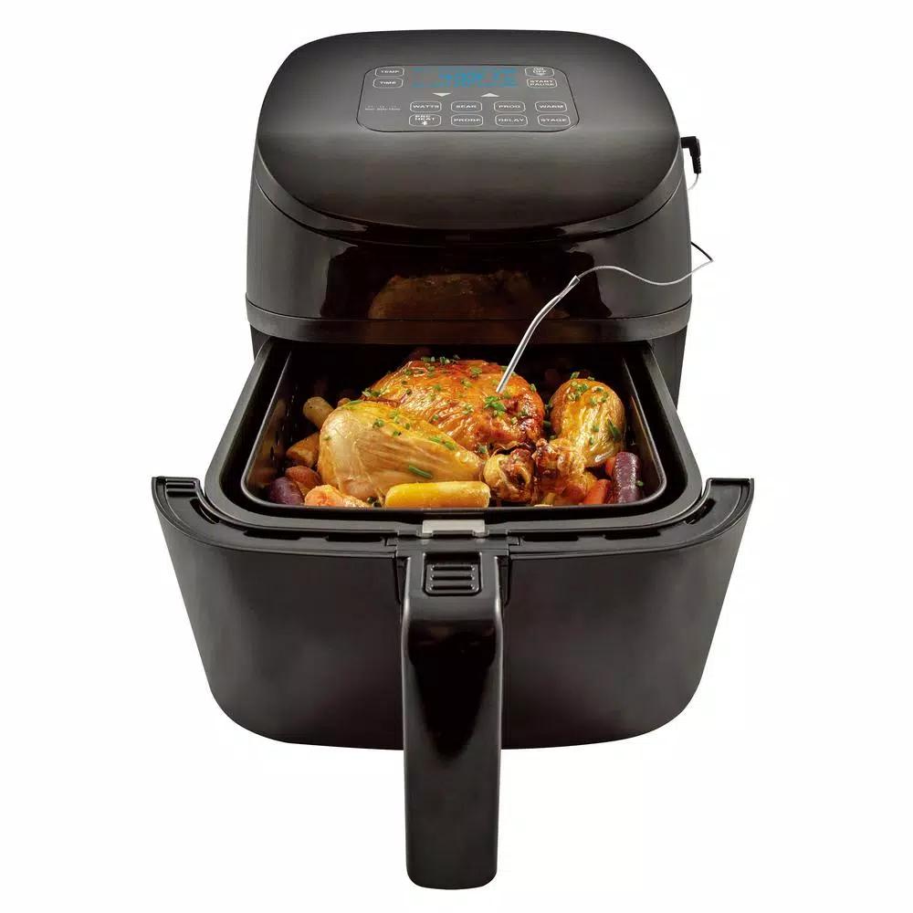 NuWave Brio Digital Air Fryer, 4.5 Qt., 1500W, Black
