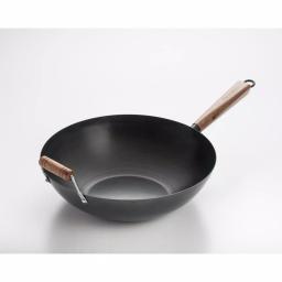 Cook Pro 14 in. Professional Heavy Duty Carbon Steel Wok with Assist Handle thumbnail 1