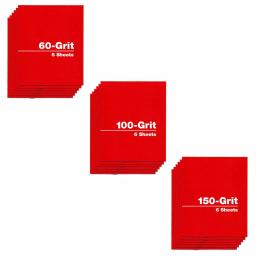 DIABLO 4.5 in. x 5.5 in. Clamp-On Sanding Sheets, Assorted Grits (60, 100, 150), 18-Pack thumbnail 1