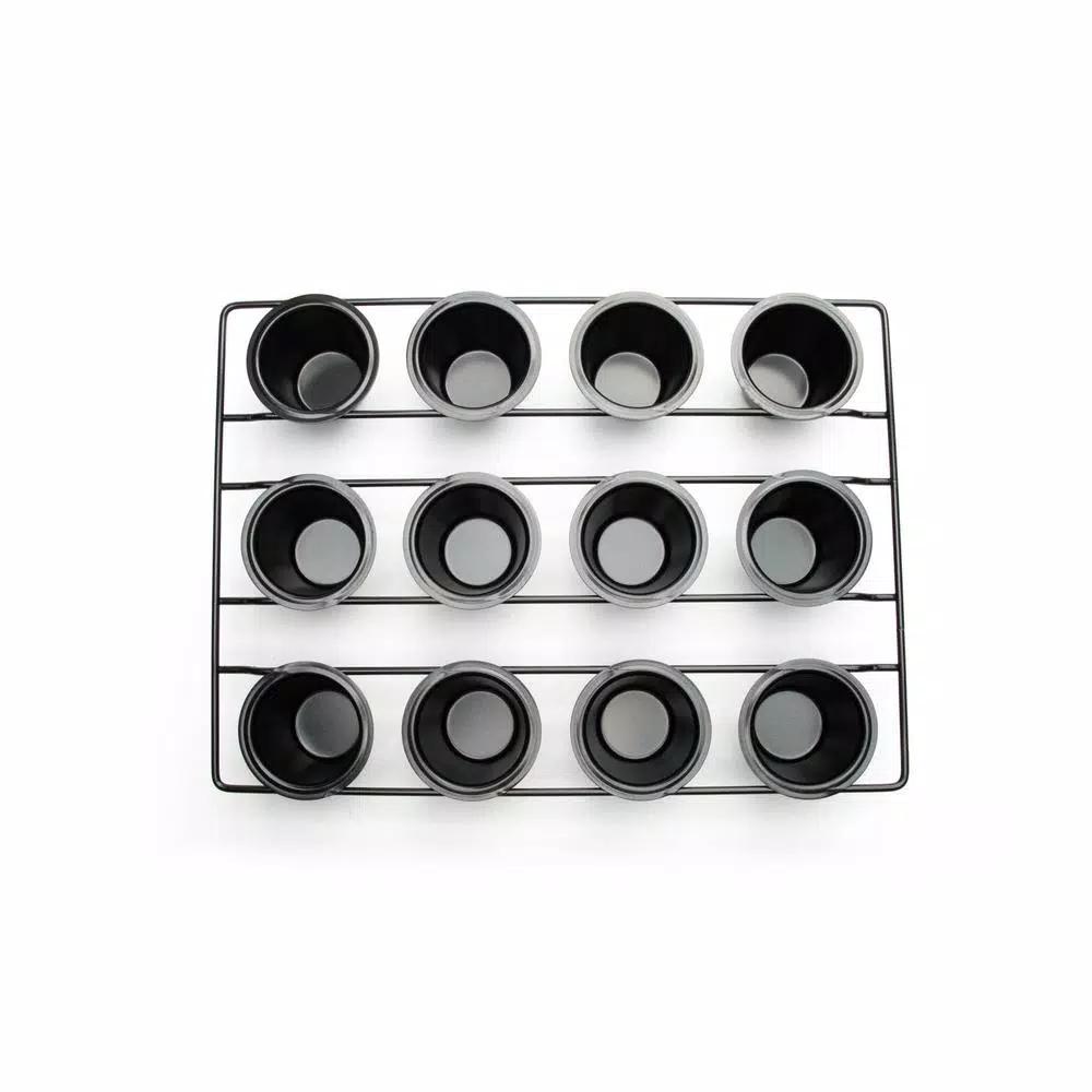 Fox Run Non-Stick Mini Popover Pan, 12-Cup Carbon Steel Bakeware