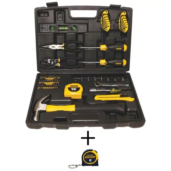 Stanley 65-Piece Home Tool Kit with Bonus FATMAX 6 ft. Keychain Pocket Tape Measure