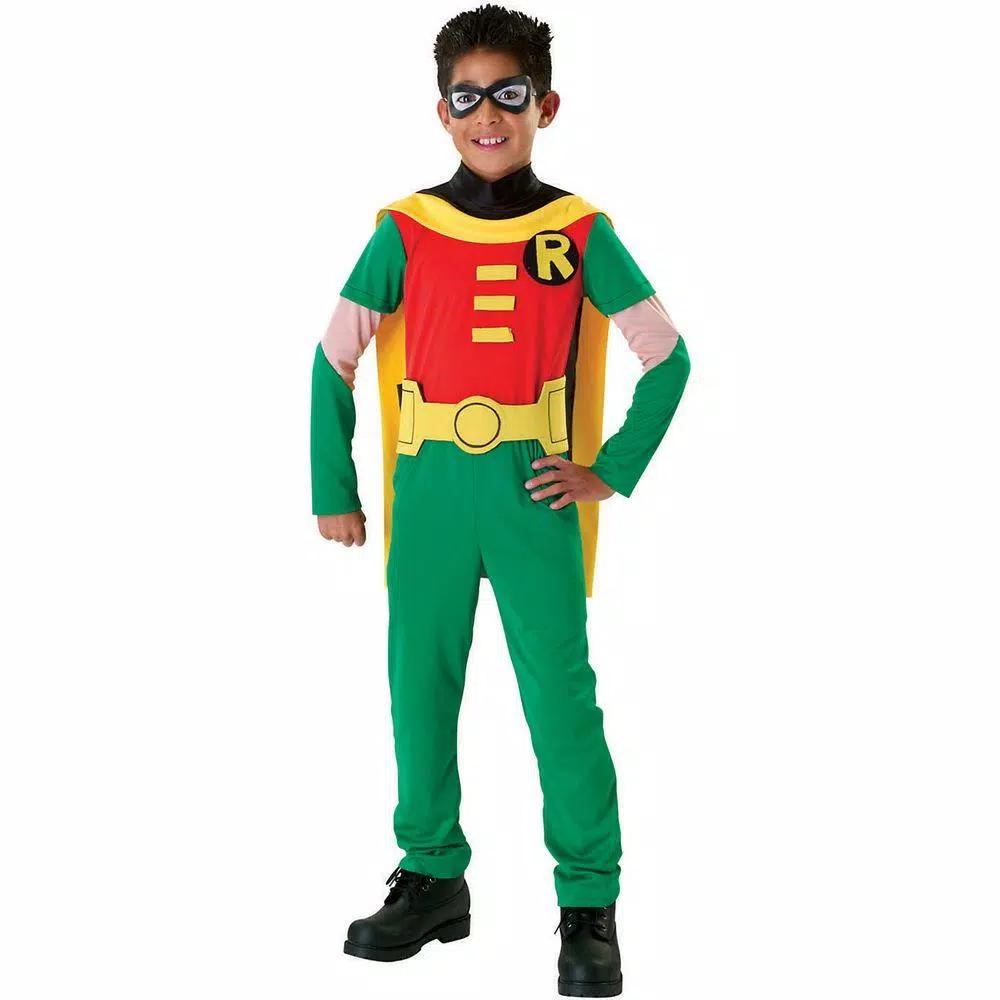 Rubie's Costumes Teen Titans Robin Boys Halloween Costume - Small