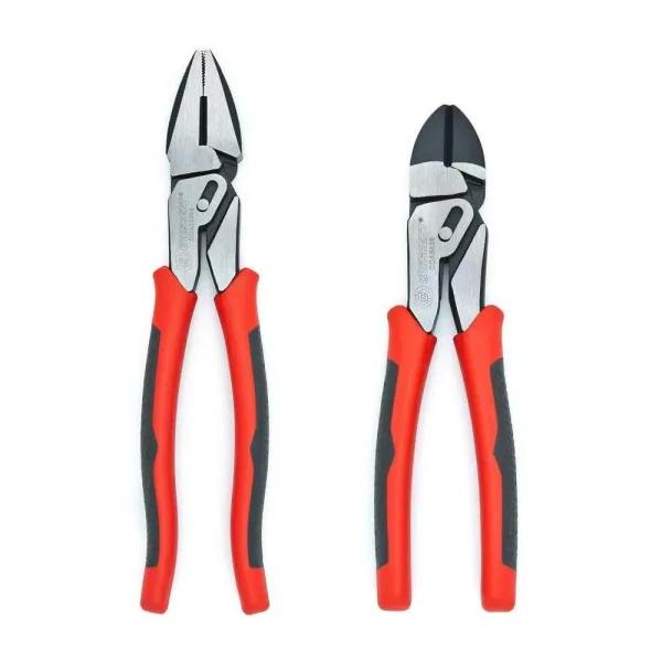 Crescent Pivot Pro Pliers 2-Piece Set, Linesman Pliers with Compound Pivot Design