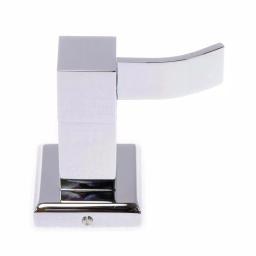 Italia Roma Single Robe Hook - Polished Chrome - Solid Brass thumbnail 2