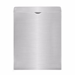 Alpine Industries Wall-Mounted Sanitary Napkin Receptacle, Brushed Stainless Steel thumbnail 3