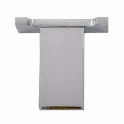 Italia Palermo Single Robe Hook, Polished Chrome, Solid Brass thumbnail 2