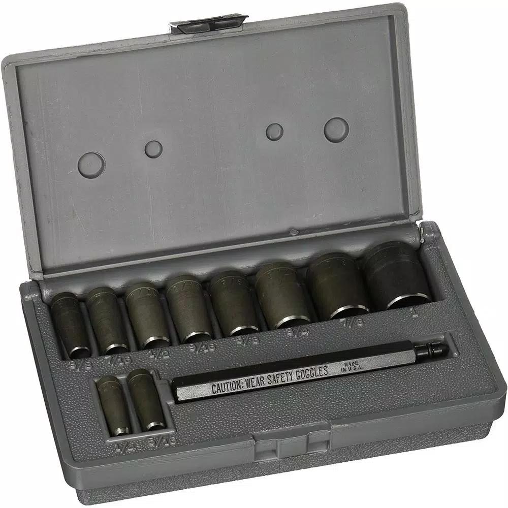 General Tools 10-Piece Gasket Punch Set with Steel Driving Mandrel