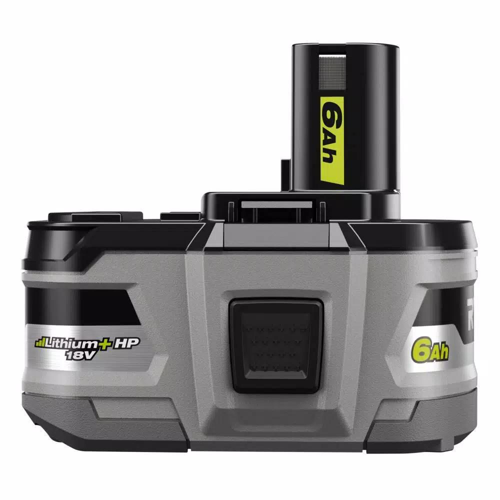 RYOBI 18V ONE+ LITHIUM+ HP 6.0 Ah High Capacity Battery and Charger Kit