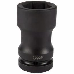 Steelman PRO 79325 1 in. Drive Budd Wheel Combo Impact Socket, 1-1/2 in. Hex x 13/16 in. Square thumbnail 2