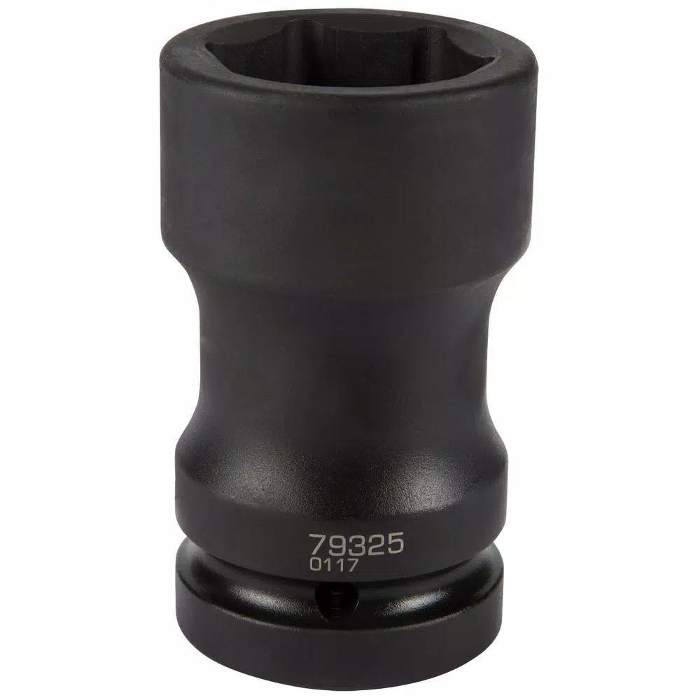 Steelman PRO 79325 1 in. Drive Budd Wheel Combo Impact Socket, 1-1/2 in. Hex x 13/16 in. Square