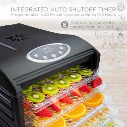 Ivation 6-Tray Digital Food Dehydrator, 480W Countertop Drying Machine with Temperature & Timer Controls thumbnail 3
