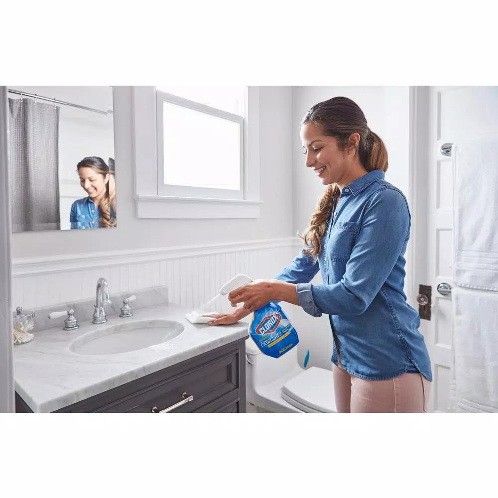 Clorox Disinfecting Bathroom Cleaner Spray, Bleach-Free, 30 oz. (2-Pack)