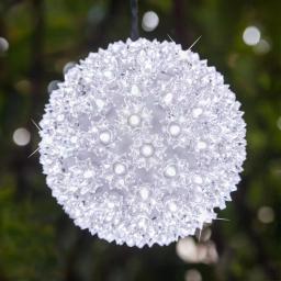 Wintergreen Lighting 6 in. 70-Light LED Cool White Twinkle Starlight Sphere thumbnail 2