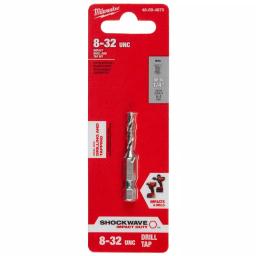 Milwaukee SHOCKWAVE 8-32 UNC Steel Drill Tap Bit, 32 TPI thumbnail 2