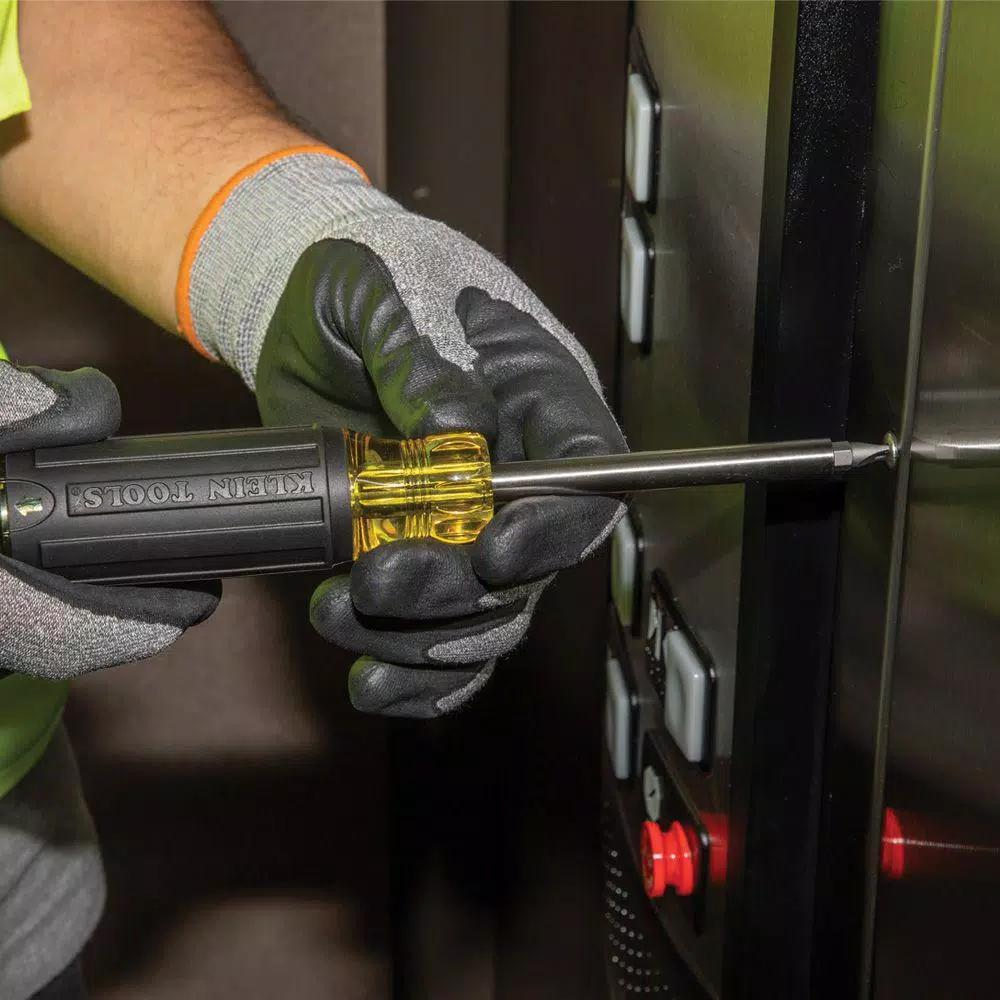Klein Tools 27-in-1 Multi-Bit Tamperproof Screwdriver with Nut Driver