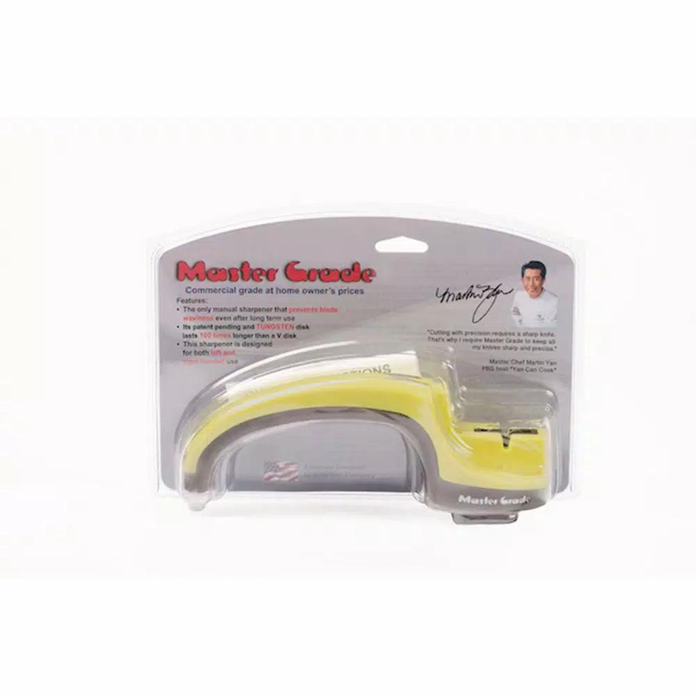 Master Grade Heavy-Duty Tungsten Manual Knife Sharpener - Lime