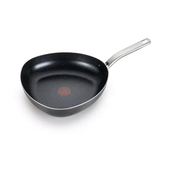 T-fal HeatMaster 4 Qt. Aluminum Nonstick Saute Pan, Gray